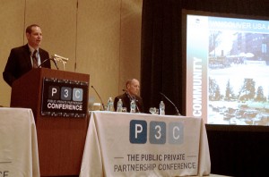 Port of Vancouver USA CEO Todd Coleman presents at the 2015 Public Private Partnership Conference in Dallas, Texas