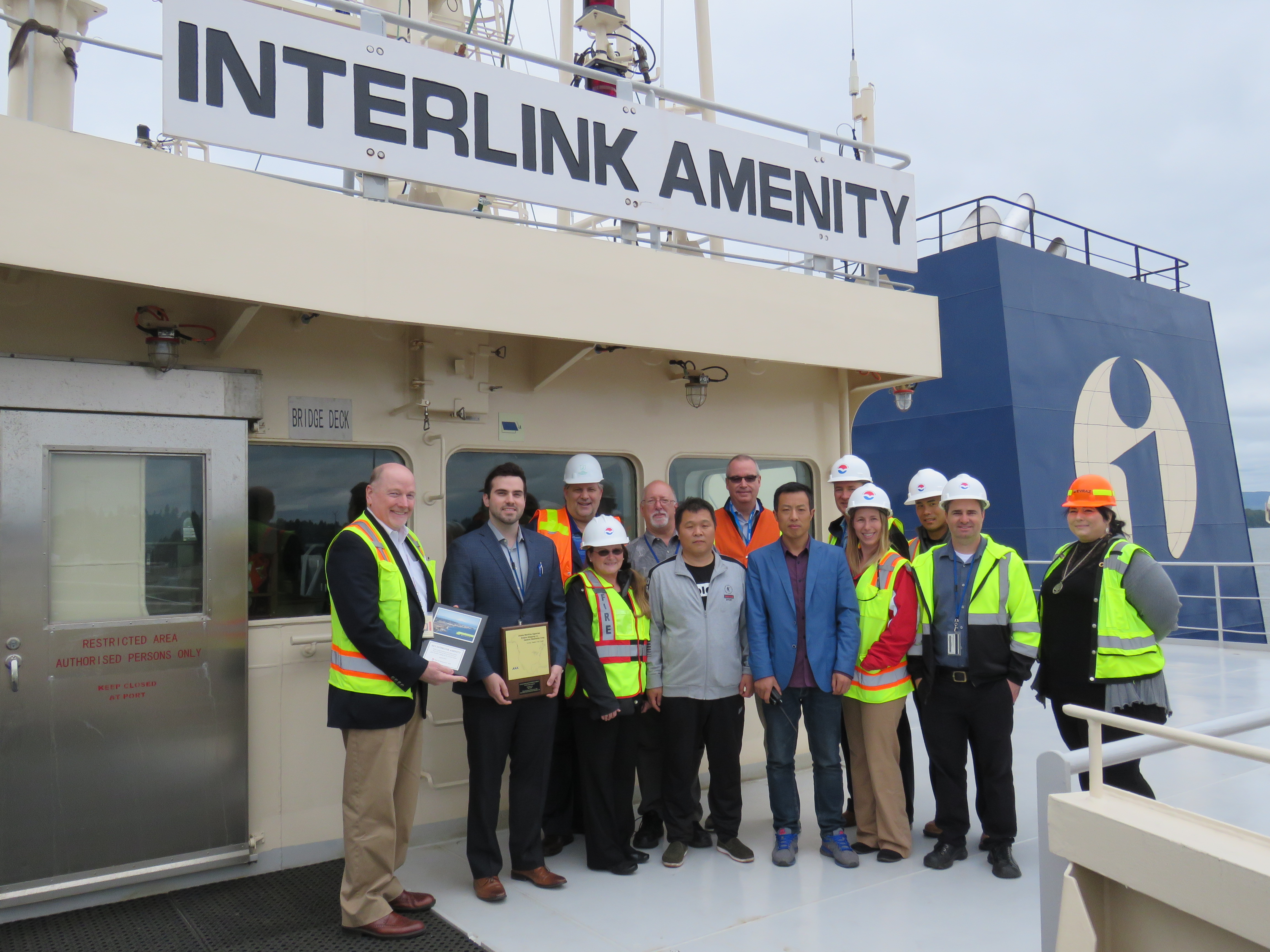 M/V Interlink Amenity calls the Port of Vancouver USA on her maiden voyage  - Port of Vancouver USA